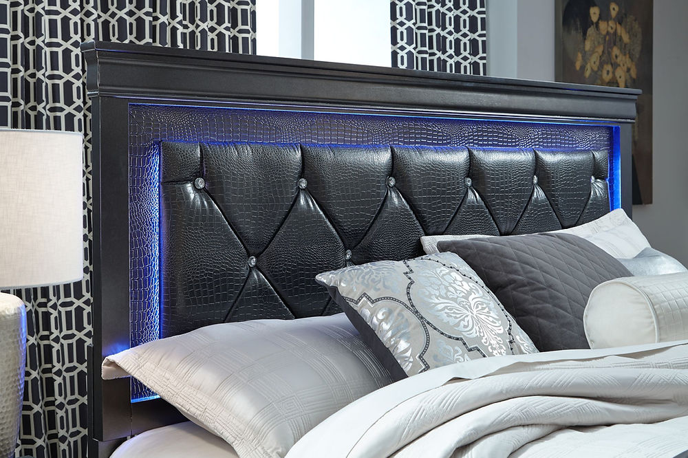 Pompei (Grey) Luxirious Bedroom set; set de lit; Double, Queen; King